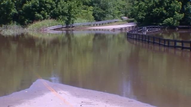 Flooding Continues Near Sapulpa's Polecat Creek