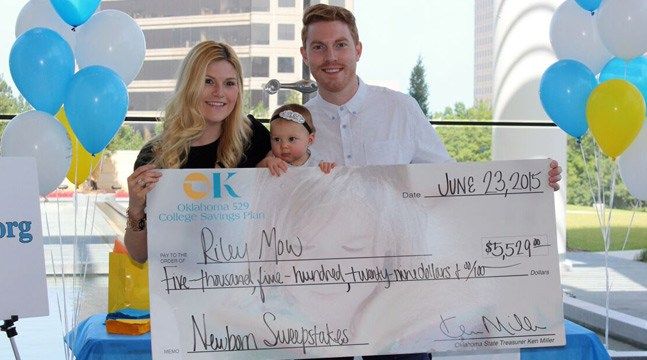 Tulsa Baby Wins College Savings Sweepstakes