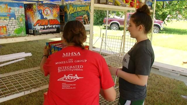 Fireworks Stands Open Up Outside Tulsa City Limits