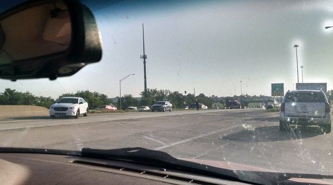 Oil Spill Leads To Motorcycle Crash On Tulsa Highway