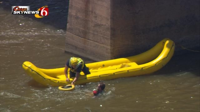 Tulsa Firefighters Warn Of Swift Water Dangers After Water Rescue