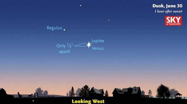 Oklahomans Treated To Spectacular Sight In Twilight Sky