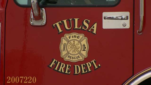 Tulsa Fire Crews Battling Brookside Apartment Fire