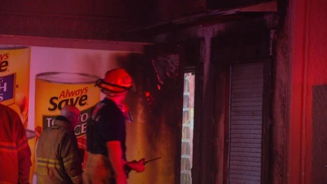 Fire Scorches Truck Trailer Parked Next To Tulsa Grocery Store