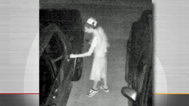 Sand Springs Police Want To Identify Car Burglar