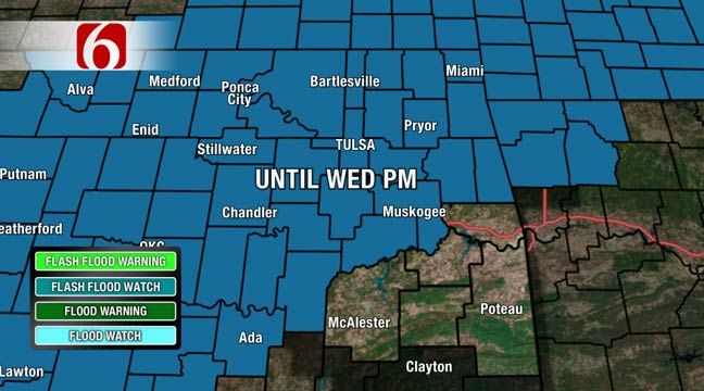 Threat of Flooding Returns to Green Country