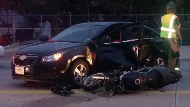 Motorcycle Rider Hurt In Tulsa Collision