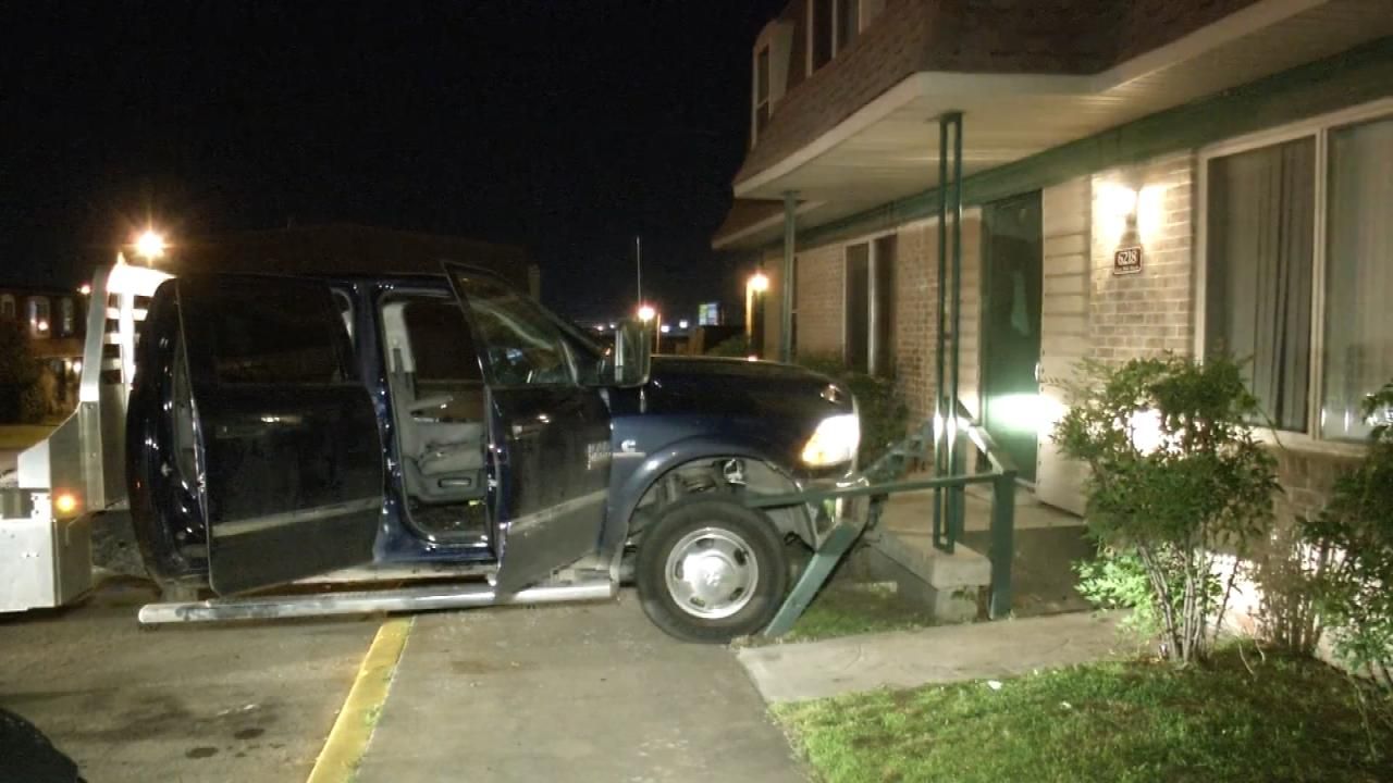 Tulsa Armed Robbery Suspects Crash Stolen Truck