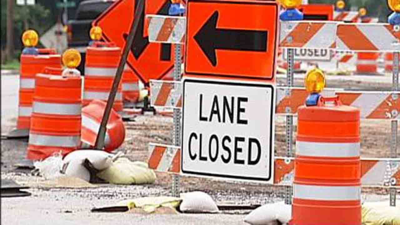 Road Project Narrows Highway 69 In Mayes County