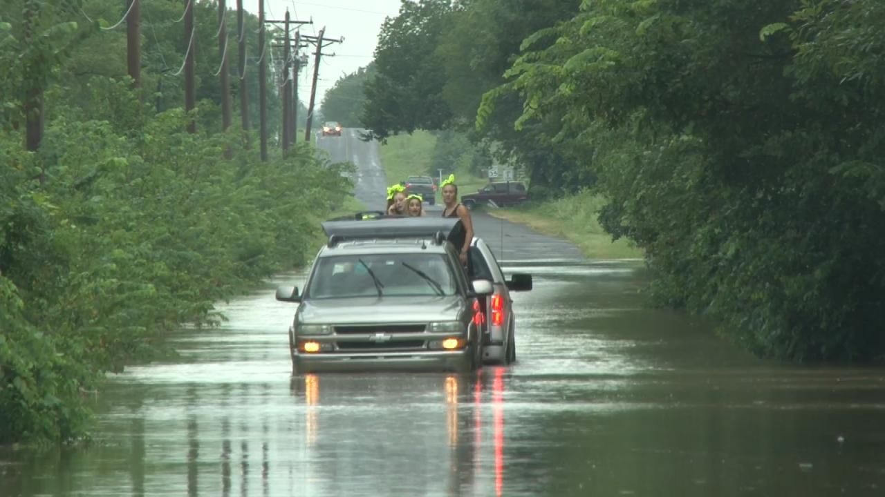 News On 6 Storm Tracker Catches Flood Rescue On Video