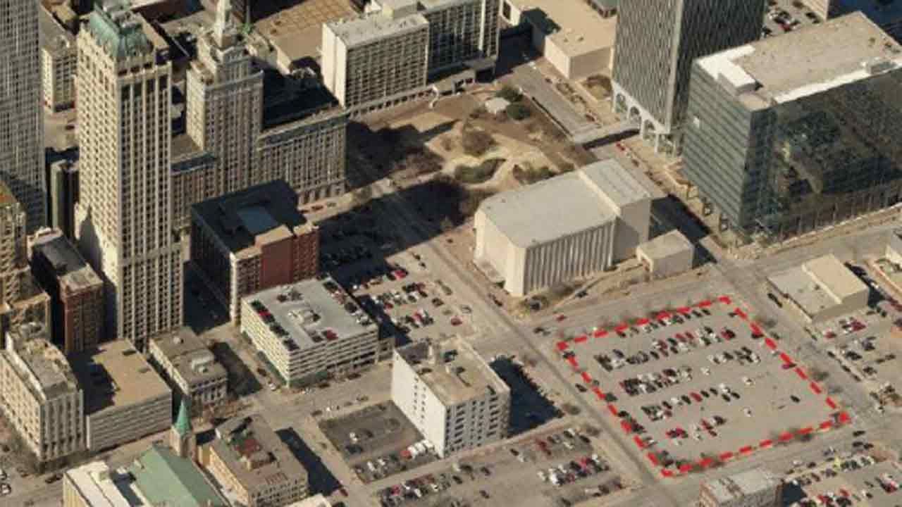 Downtown Tulsa Parking Lot Looking For Developers