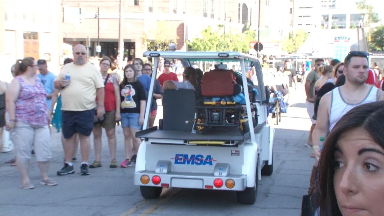 EMSA Keeping Close Eye As Heat Beats Down On Tulsa's Center Of The Universe Festival
