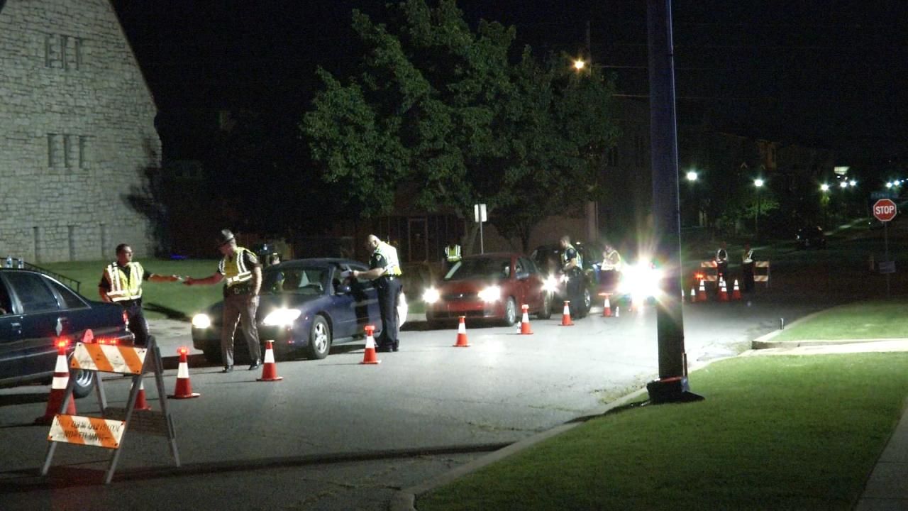 Tulsa DUI Checkpoint Nets 16 Arrests