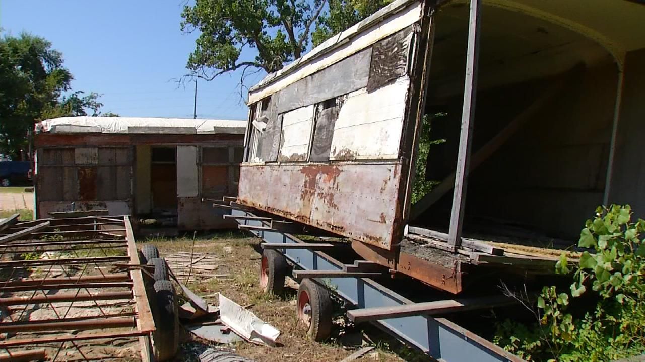 Men Working To Restore, Display Historic Tulsa Trolleys