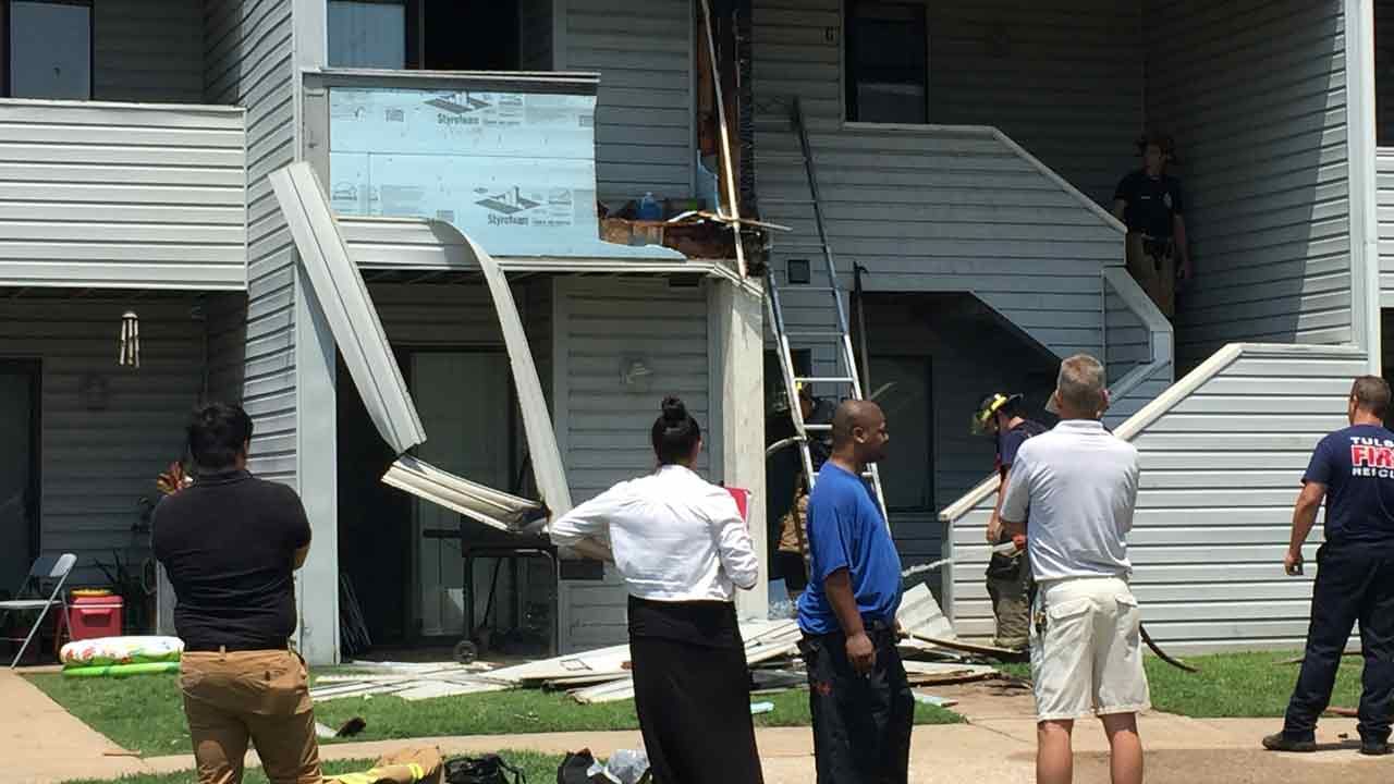 Fire Damages Tulsa Apartment Complex