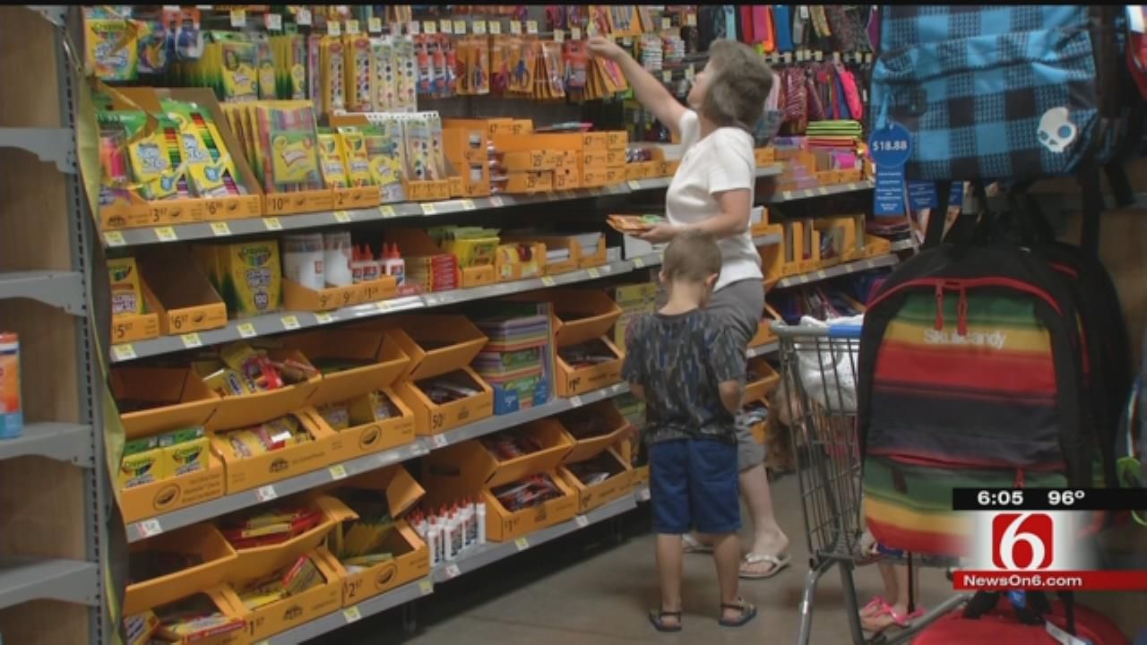 Back-To-School Shopping Is Big Business On Oklahoma's Tax-Free Weekend