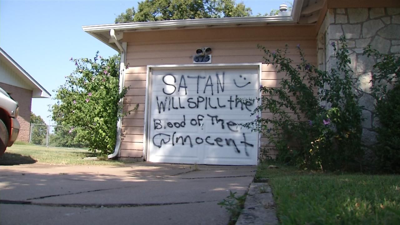Police Investigate Vandalism In Tulsa Neighborhood