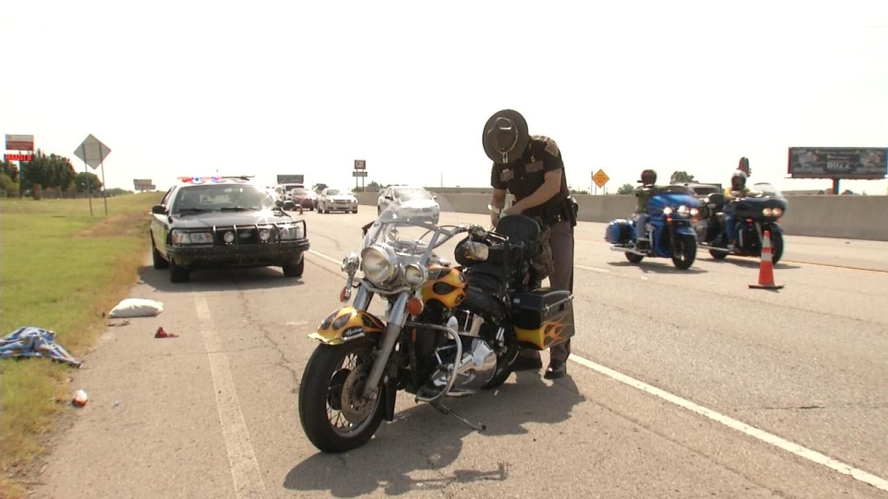 Motorcyclist Injured In Tulsa Construction Zone