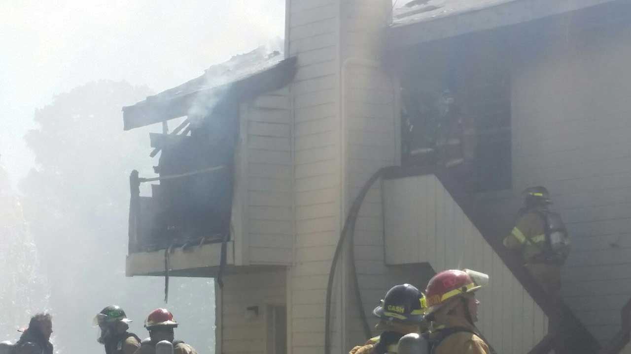 Tulsa Apartment Fire Displaces 16 Families