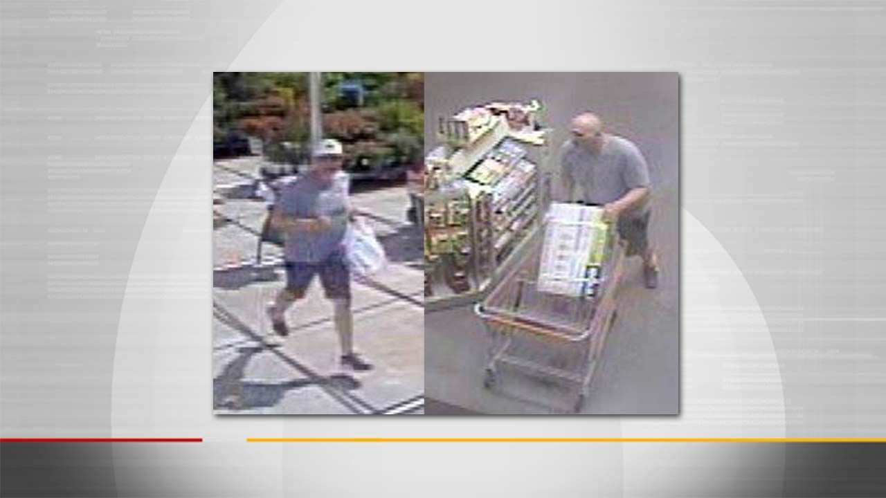 Tulsa Police Release Photos Of Man In Theft Investigation