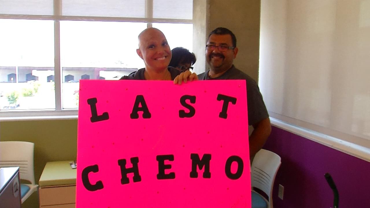 Green Country Woman Celebrates Milestone in Her Breast Cancer Treatment