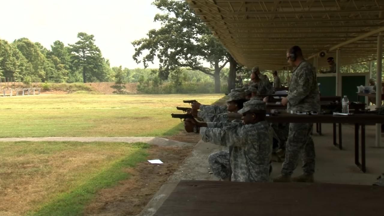 Oklahoma Guardsmen Train To Carry Weapon On Job