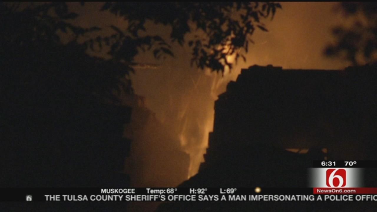 Tulsa Fire Department Investigating Building Fire