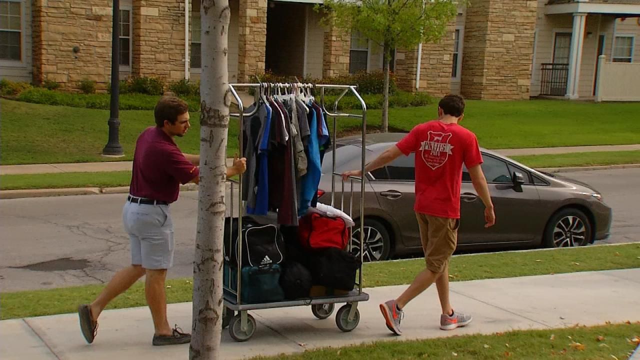 Move-In Days For University Of Tulsa Freshmen