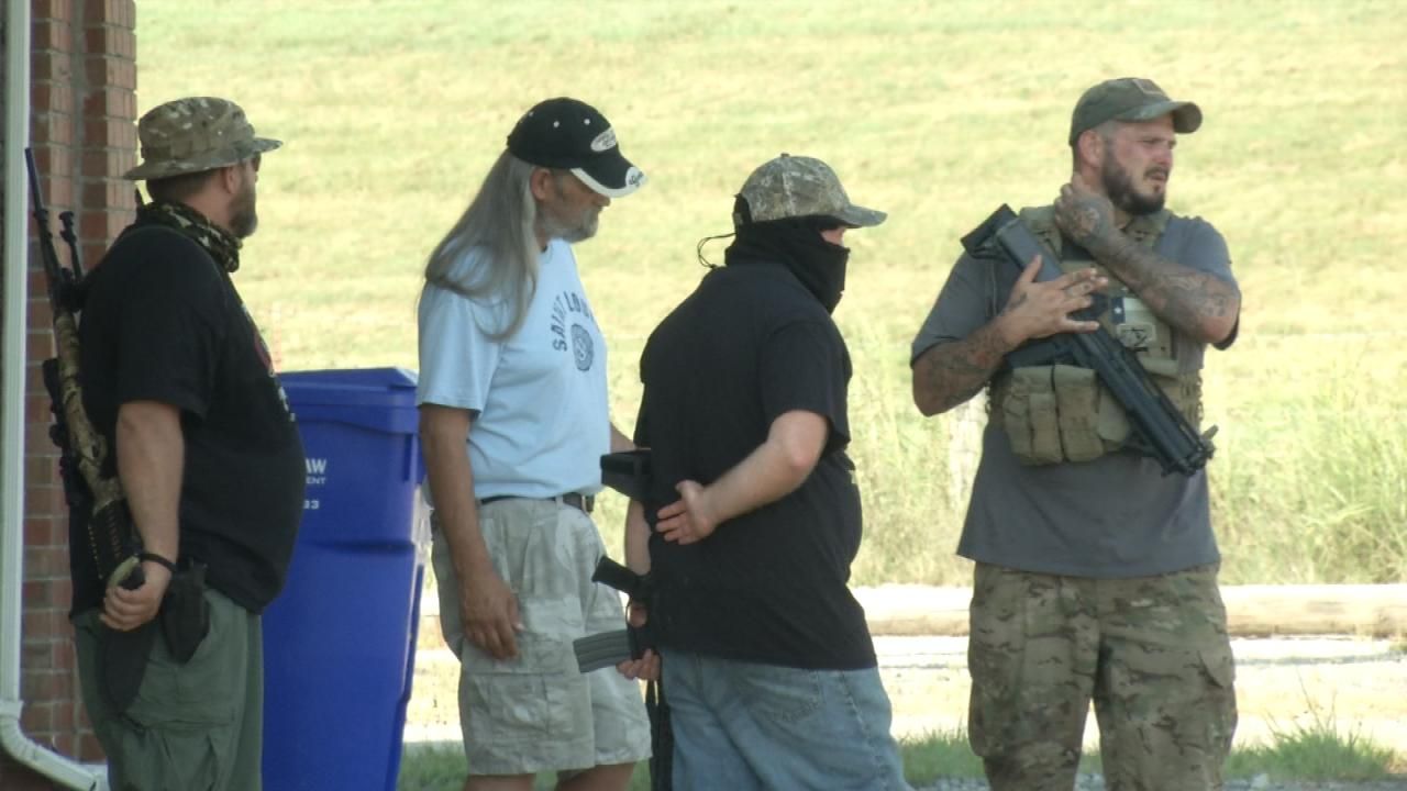 Armed Citizens Protect Oktaha Family After Threats Over Controversial Sign