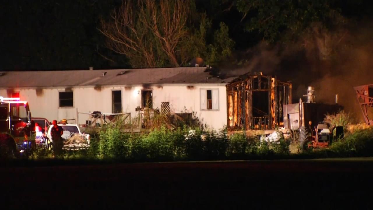 Creek County Home Damaged By Fire