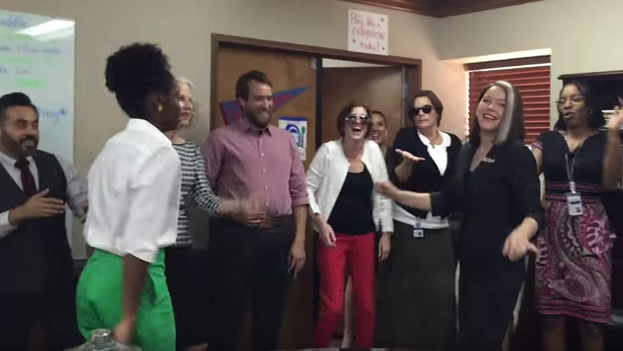 Tulsa Public Schools Superintendent Leads 'Nae Nae' Dance