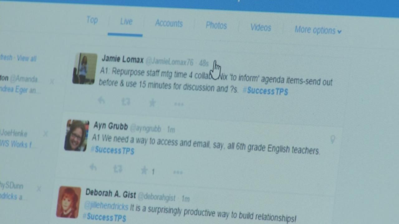 Superintendent Encourages Social Media To Further TPS Success