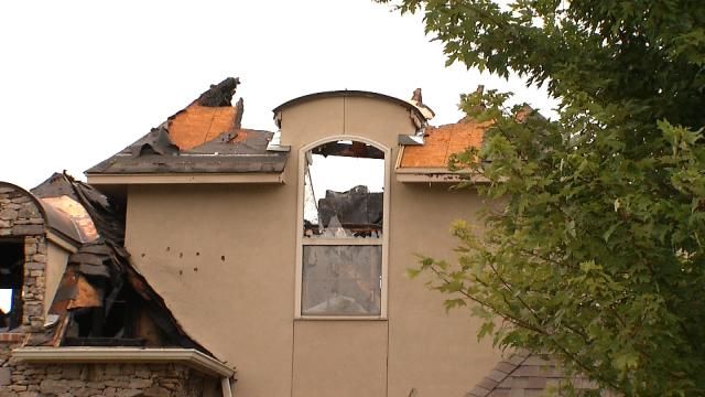 Lightning Starts Fire, Destroys Owasso Home