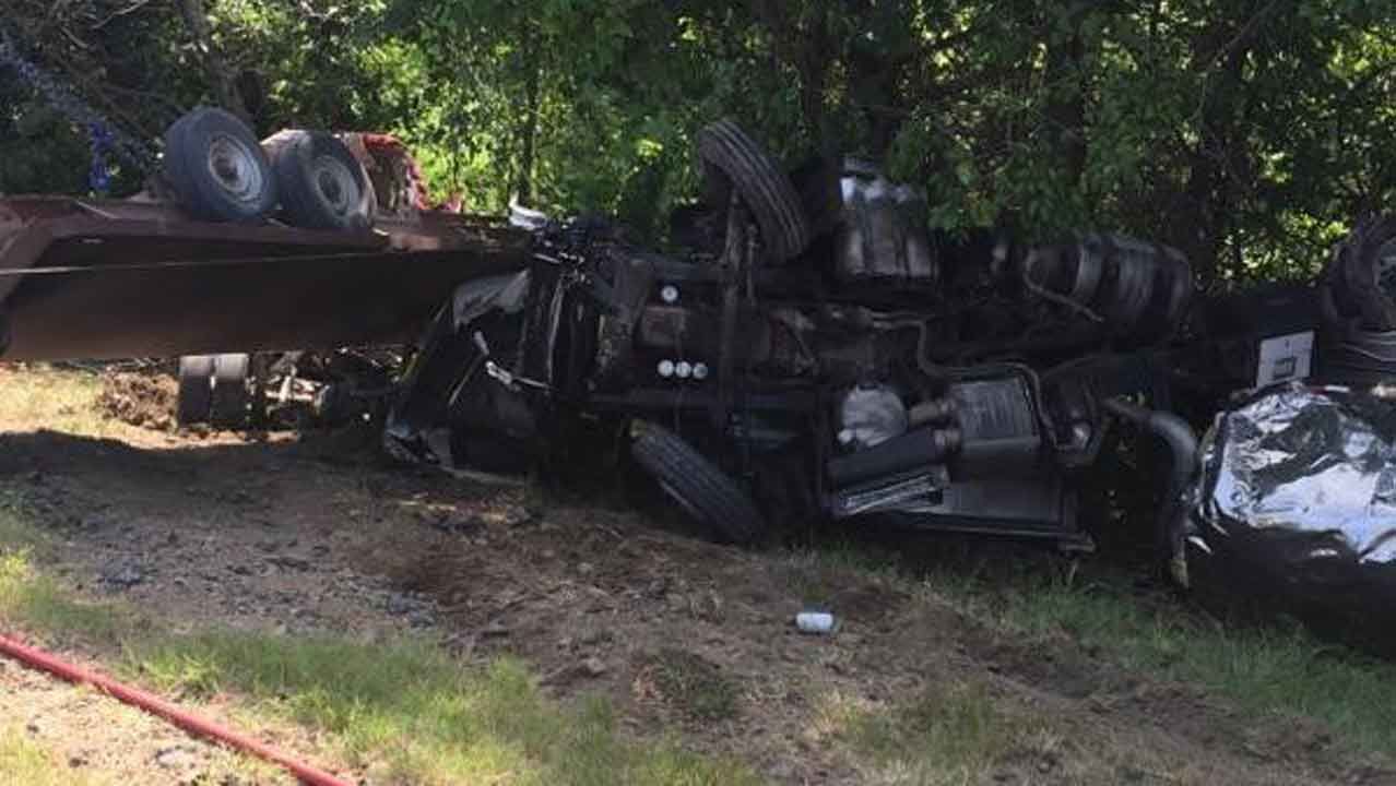 Wagoner Man Killed When Semi Rear Ends His Truck