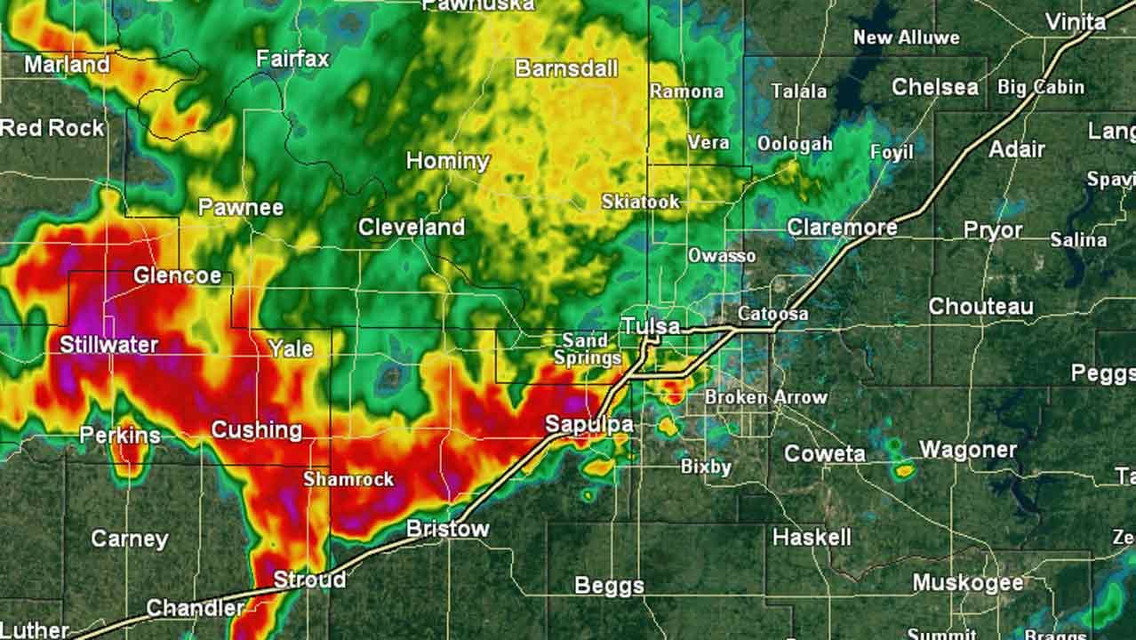 Flash Flood, Thunderstorm Warnings In Effect For Parts Of Oklahoma
