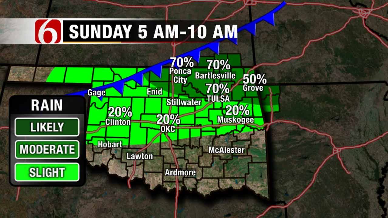 Cold Front Brings Another Round Of Storms To Oklahoma