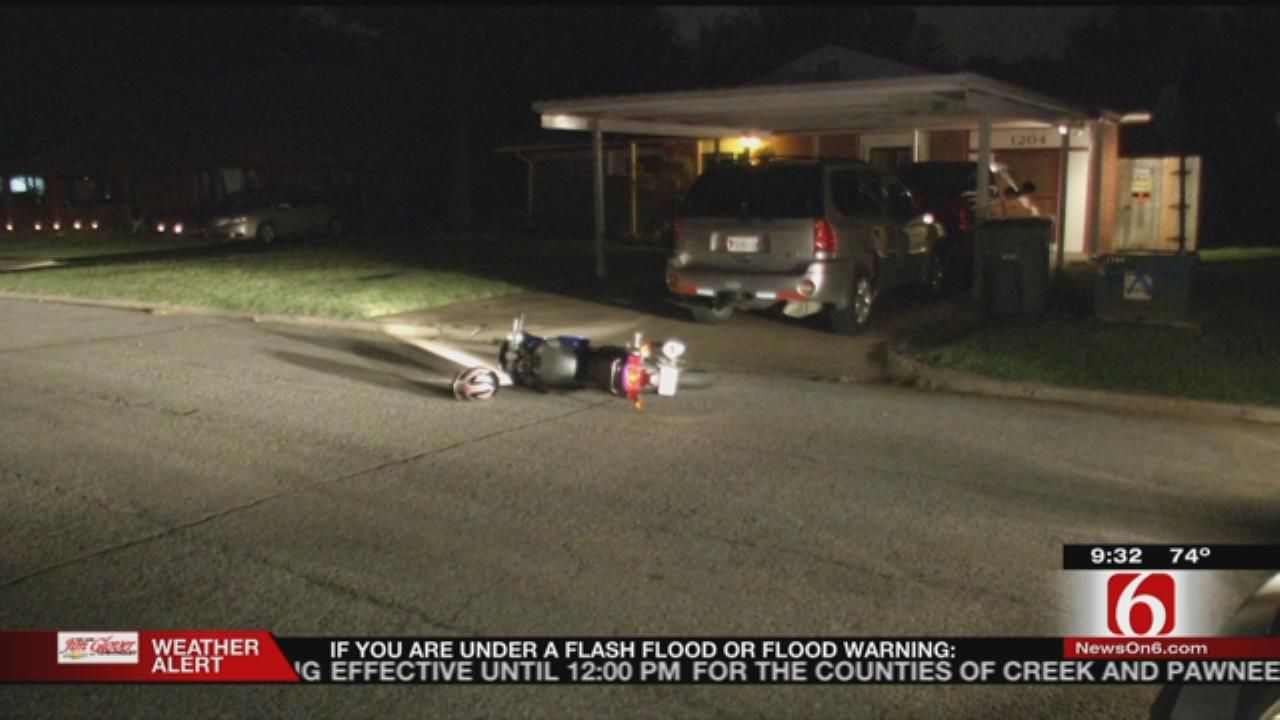 Tulsa Police: Motorcyclist Crashes During Pursuit