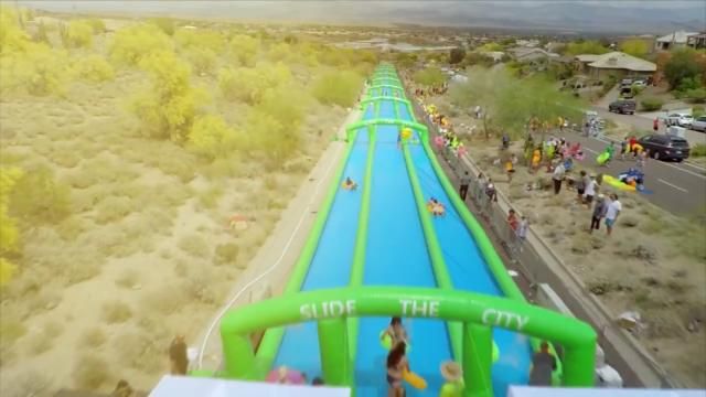 Tulsans To Slip-And-Slide The City To Help Charity