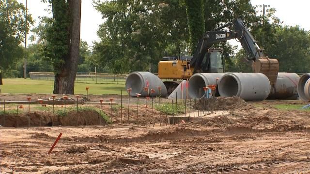 Concrete Poured For Sand Springs Splash Pad