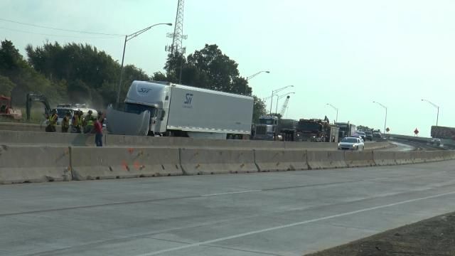 Two Semis Collide During Rush Hour On Tulsa Highway