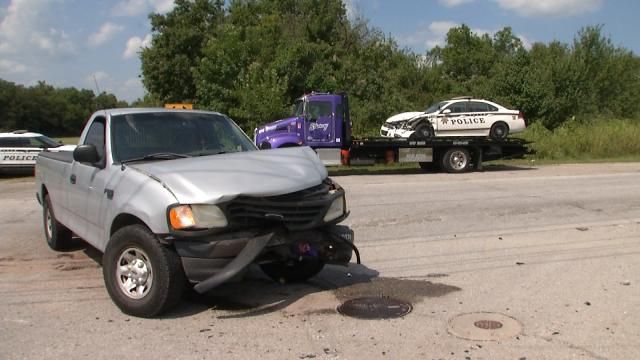 Tulsa Police Officer Injured In Two-Car Crash