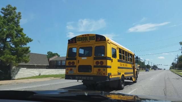 Parents Chase Down Tulsa School Bus When Driver Doesn't Stop