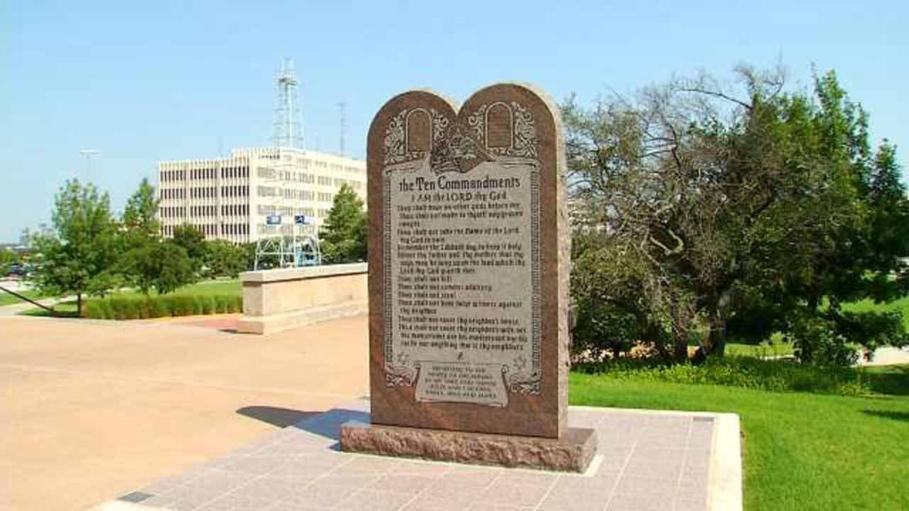 Oklahoma Judge Orders Ten Commandments Monument Removed