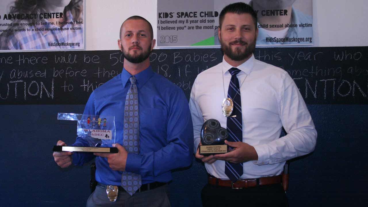 Muskogee Officers Honored For Work With Endangered Children