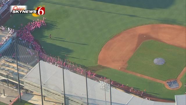 Tulsa's Race For The Cure, As Seen From Osage SkyNews 6 HD
