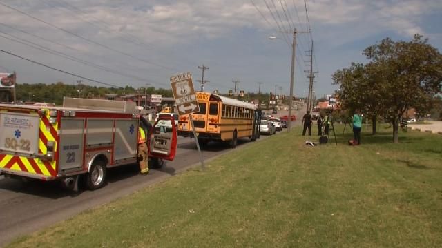 School Bus Involved In Crash In Tulsa