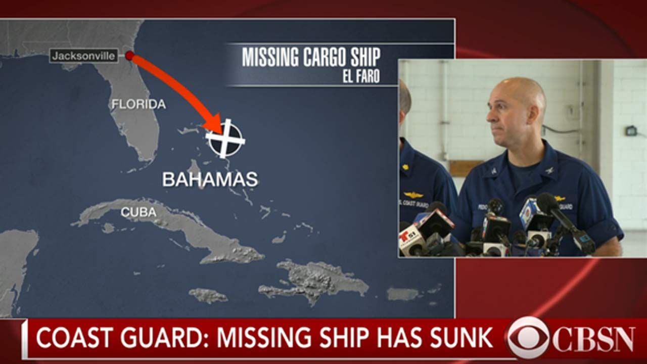 One Body Recovered From Sunken Cargo Ship, Search For Survivors Continues