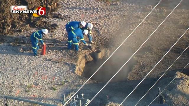 Gas Line Break Causes Morning Traffic Diversion in Broken Arrow