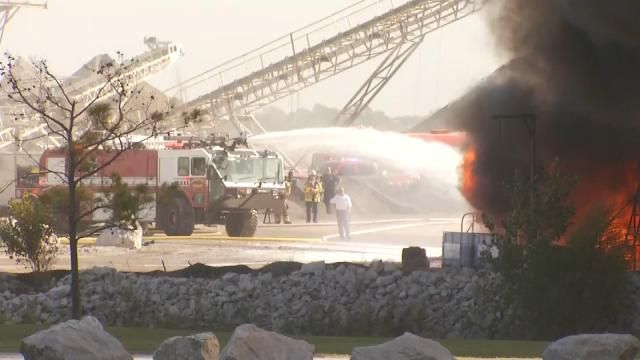 Injured Firefighters Expected To Be OK After Battling Owasso Quarry Fire