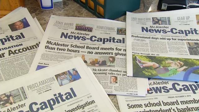 Newspaper, OSBI Investigating Possible Misconduct In McAlester School District